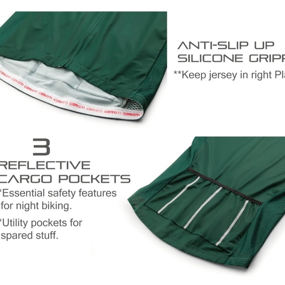 CEROTIPOLAR Snug Fit Men AirCool Cycling Jersey Bike Shirts UPF50+,PRO Dry Fit  - Picture 7 of 7